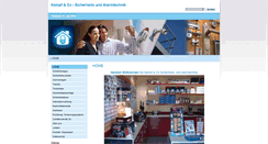 Desktop Screenshot of kempfsicher.de